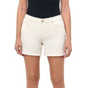 Seven7 Women's Cream Jean Denim Shorts Size 6 NWT